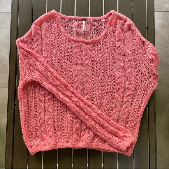 Free People Sweaters - FREE PEOPLE ANGEL SHEER POINTELLE KNIT ALPACA WOOL SWEATER!!